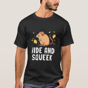Camiseta Regalos de ratón para hombres Maus cobarde mascota