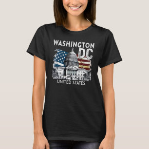 Camiseta Regalos de recuerdo de Washington DC Capitol Hills
