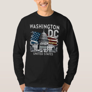 Camiseta Regalos de recuerdo de Washington DC Capitol Hills