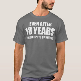 Camiseta Regalos de relaciones divertidas por 18 años para