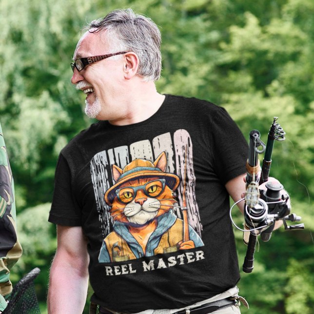 Camiseta Regalos de retiro de gatos de personalizado Guay p (Custom Cool Cat Retirement Gifts for Fisherman Dad)