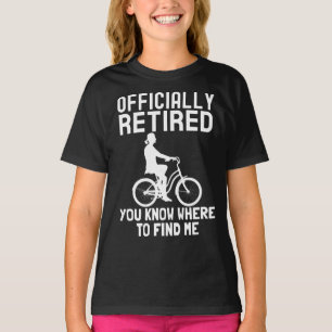 Camiseta Regalos de retiro para ciclistas de mujeres amante