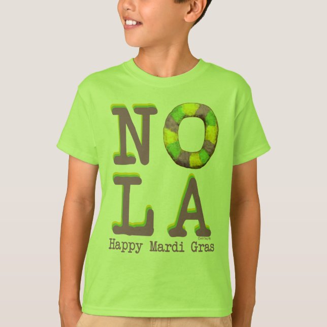 Camiseta Regalos de rey Cake de NOLA (Anverso)