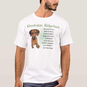 Camiseta Regalos de Rhodesian Ridgeback