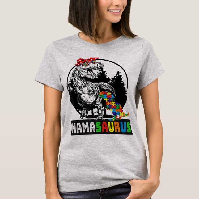 Camiseta Regalos de ropa de los dinosaurios Mamasaurus T re (Anverso)