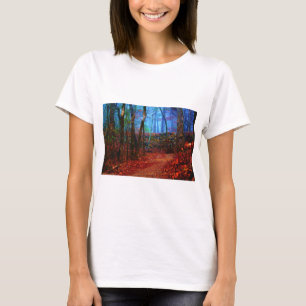Camiseta Regalos de ropa de pintura al óleo del bosque de f