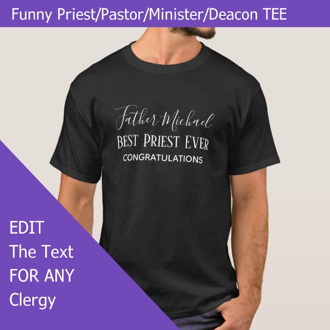 Camiseta Regalos de sacerdotes pastores - Personalización s (Subido por el creador)