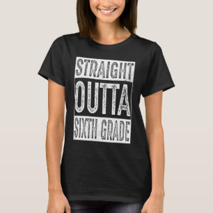 Camiseta Regalos de salida directa de sexto grado Graduado