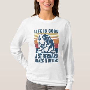 Camiseta Regalos De San Bernardo Para Mujeres Perro Mamá Pa