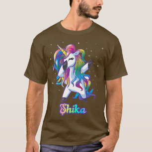 Camiseta Regalos De SHIKA Unicorn Para Chicas Regalos De Cu