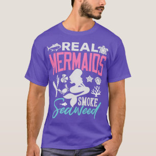 Camiseta Regalos de sirenas verdaderas sirenas ahumadas alg
