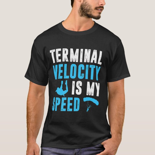 Camiseta Regalos De Skydiver Para Hombres Dad Terminal Funn (Anverso)