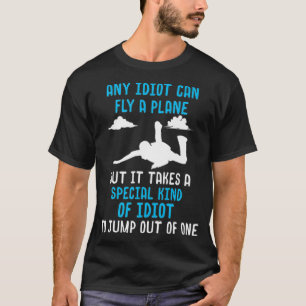 Camiseta Regalos De Skydiver Para Hombres Papa Jump Plane F