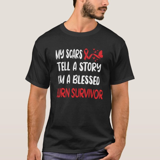 Camiseta Regalos de sobrevivientes quemados| Accidente quem (Anverso)