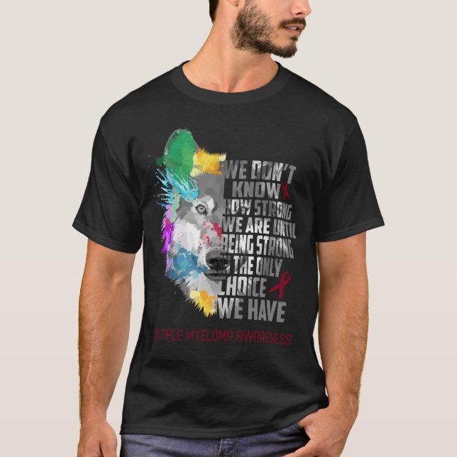 Camiseta Regalos de soporte de cinta de sensibilización sob (Anverso)