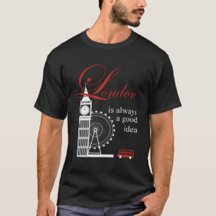 Camiseta Regalos de Souvenirs Hombres Mujeres Big Ben Red B