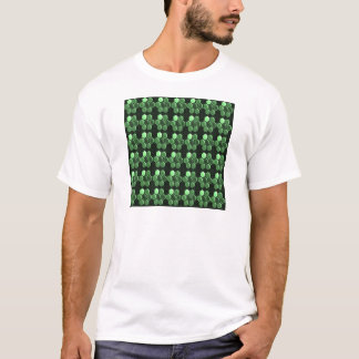 Camiseta Regalos de Sparkle Hexagon Emerald Green Pattern N