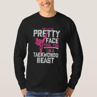Camiseta Regalos de Taekwondo para niños Chicas Adultos TKD