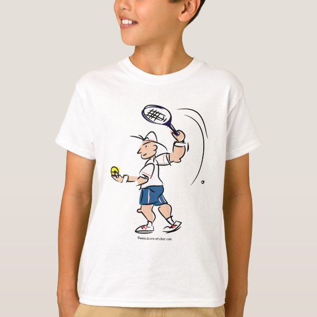 Camiseta Regalos de tenis para los niños. ¡personalizar tú  (Anverso)