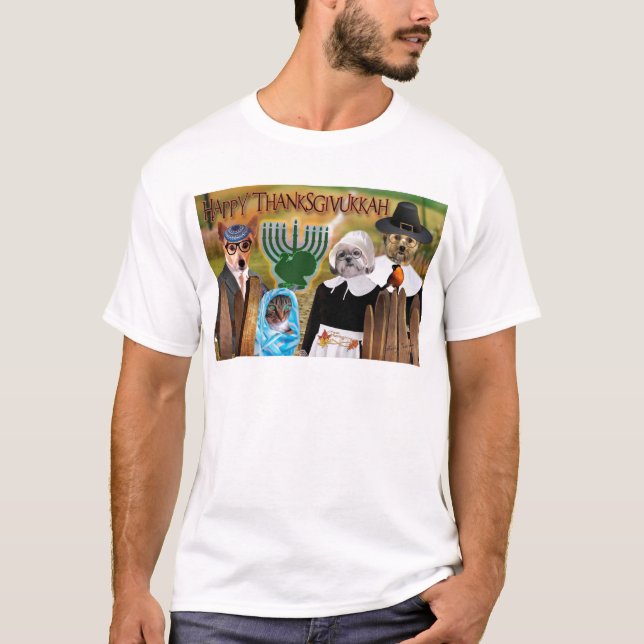 Camiseta Regalos de Thanksgivukkah (Anverso)