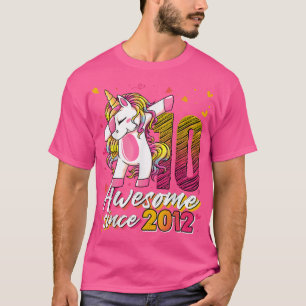 Camiseta Regalos de Unicorn Dabbing 10 años U