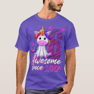 Camiseta Regalos de Unicornio de 6 años de antigüedad