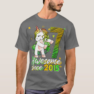 Camiseta Regalos de Unicornio de 7 años de antigüedad