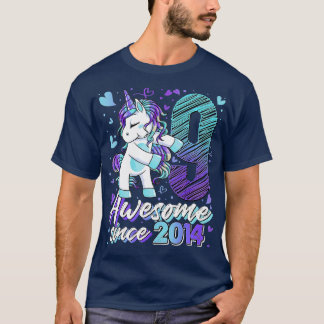 Camiseta Regalos de Unicornio de 9 años de antigüedad