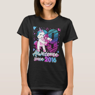 Camiseta Regalos De Unicornio De 9 Años Para Chicas Noveno 