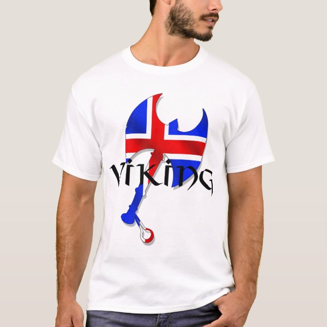 Camiseta Regalos de Viking del islandés para el worldwid de (Anverso)