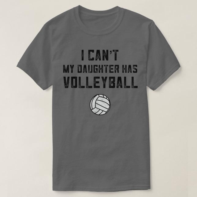Camiseta Regalos De Voleibol De Mamá, No Puedo Que Mi Hija  (Diseño del anverso)