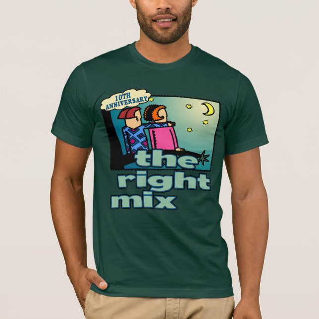 Camiseta Regalos del 10° Aniversario del Boda (Anverso)