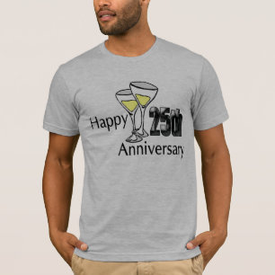 Camiseta Regalos del 25° Aniversario del Boda