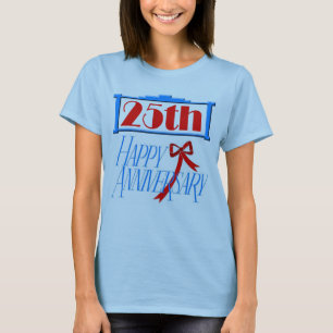 Camiseta Regalos del 25° Aniversario del Boda