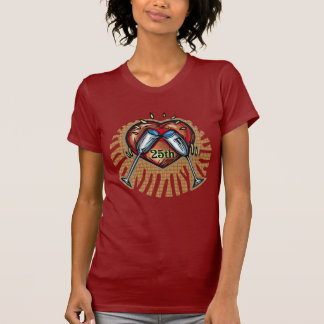 Camiseta Regalos del 25° Aniversario del Boda
