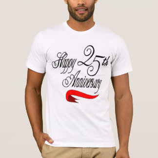 Camiseta Regalos del 25° Aniversario del Boda