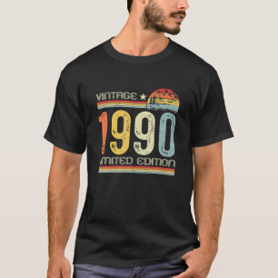 Camiseta Regalos del 33 cumpleaños Vintage 1990 Edición Lim