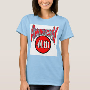 Camiseta Regalos del 40° Aniversario del Boda