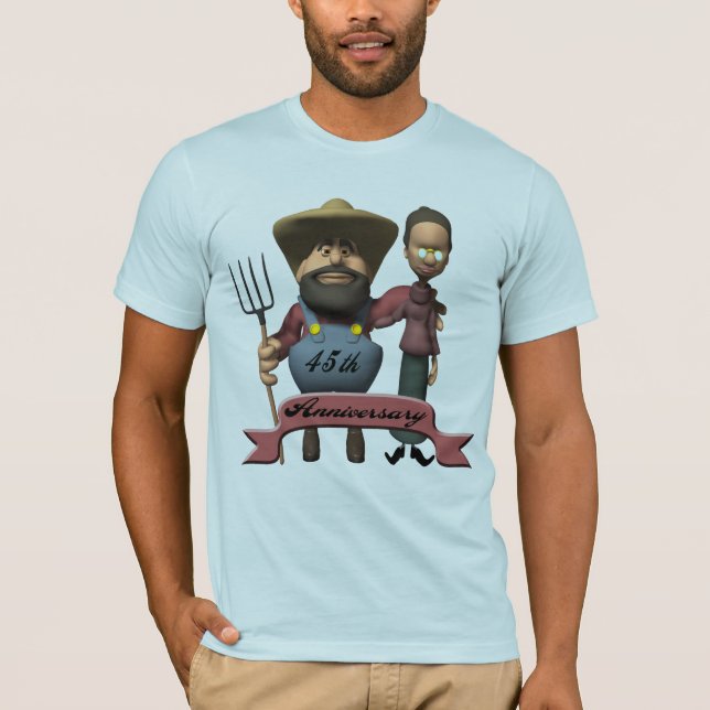 Camiseta Regalos del 45° aniversario de los Bodas (Anverso)