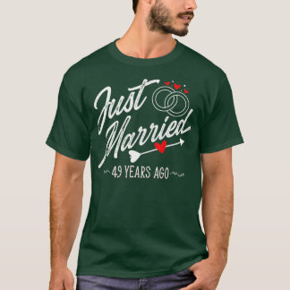 Camiseta Regalos del 49° Aniversario Boda Para Él, Gracioso