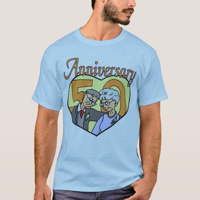 Camiseta Regalos del 50° aniversario del Boda (Anverso)