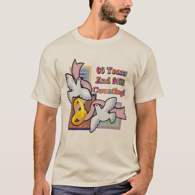 Camiseta Regalos del 60° Aniversario del Boda (Anverso)