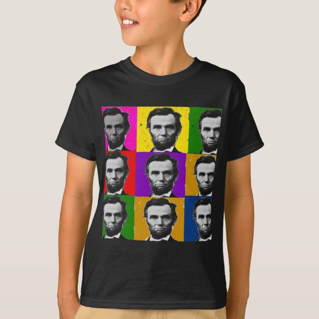 Camiseta Regalos del arte de Abraham Lincoln---9 fotos (Anverso)