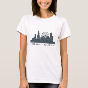 Camiseta Regalos del arte de la arquitectura del horizonte