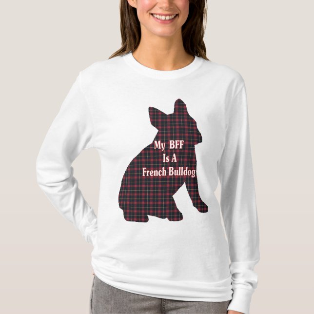 Camiseta Regalos del bulldog francés BFF (Anverso)