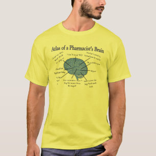 Camiseta Regalos del cerebro del farmacéutico divertido