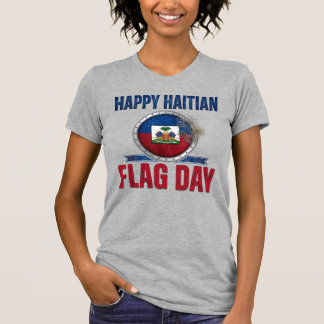 Camiseta Regalos del Día de la Bandera Haitiana Feliz Orgul