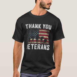 Camiseta Regalos del Día de los Veteranos Gracias Veteranos