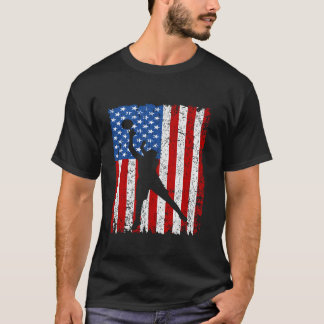 Camiseta Regalos del equipo de baloncesto con bandera estad