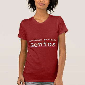Camiseta Regalos del genio de la medicina de la emergencia